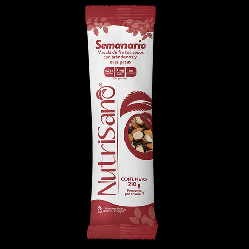 SEMANARIO NUTRISANO 7U 210G F/SEC ARAN